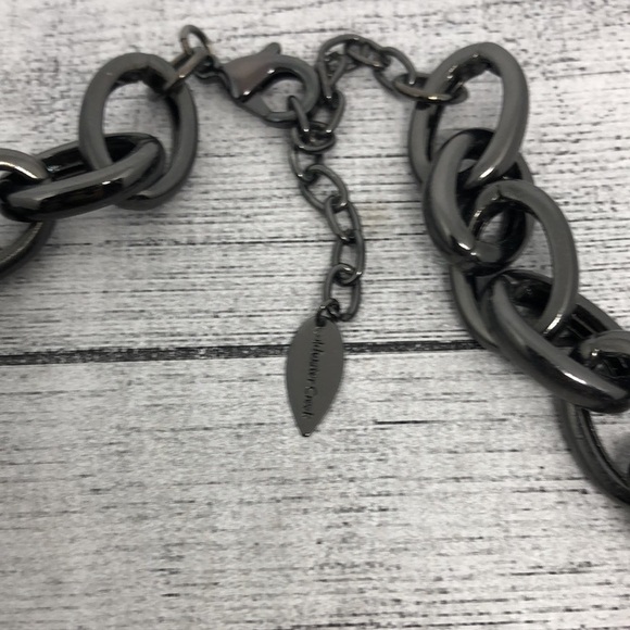 Coldwater Creek gunmetal chunky chain necklace. - Picture 4 of 7